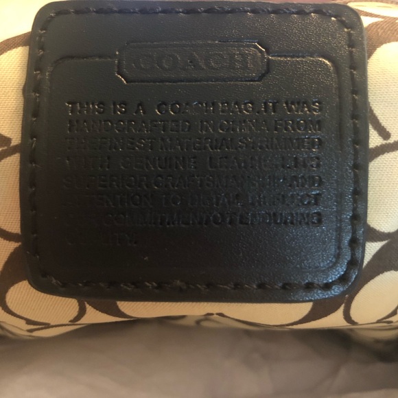 Coach Black Leather Messenger Bag - Picture 8 of 8